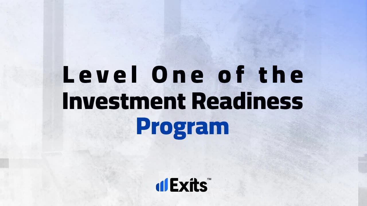  Level One of the Investment Readiness | الاستعداد للاستثمار - المستوى الأول LOOTIRTCO9U2024